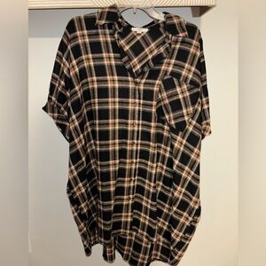 VICI - Entro oversized flannel dress